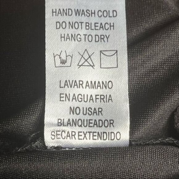 𝅺Doe & Rae Black Chiffon Tunic Dress Button Front Sz S - Picture 10 of 11